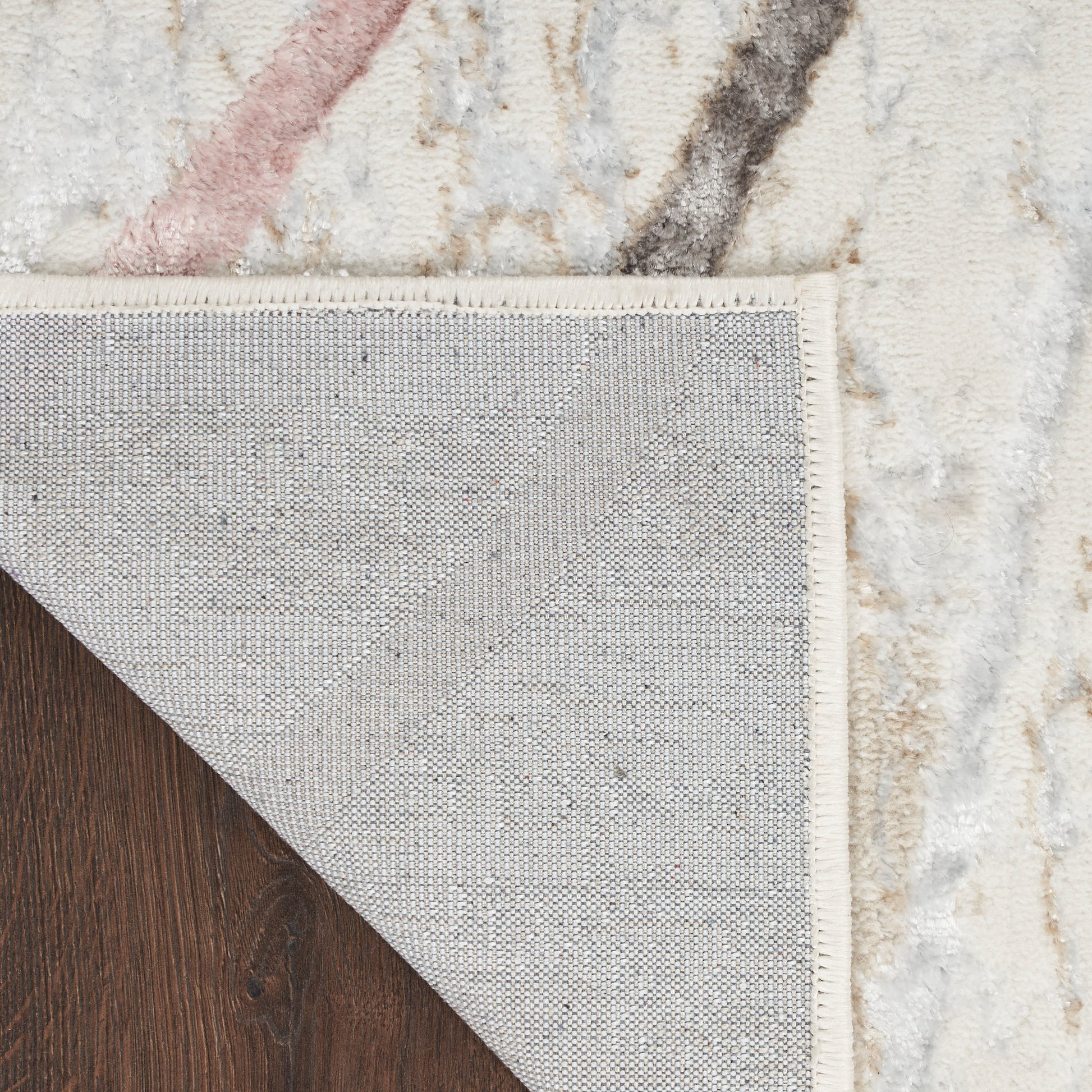 Nourison Home Glitz  Ivory Multicolor  Contemporary