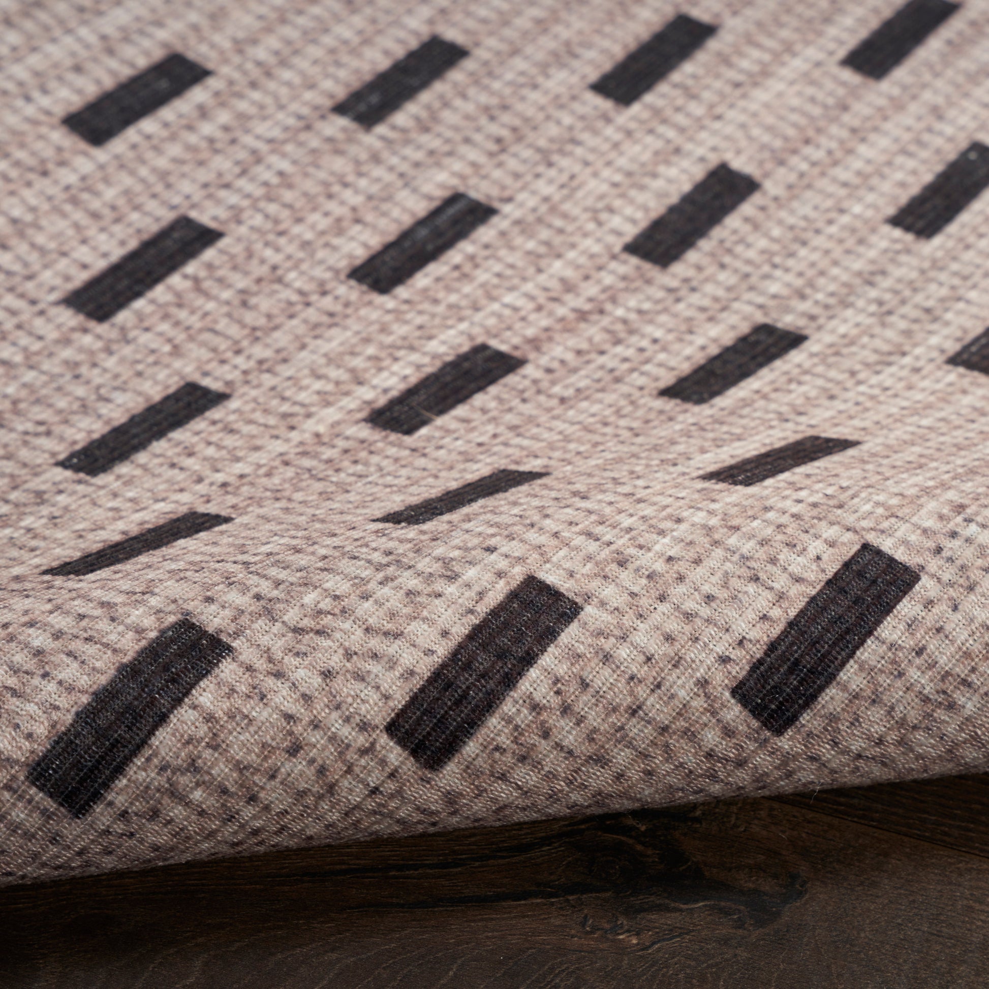 Nourison Home Nourison Washables  Cream Black  Contemporary