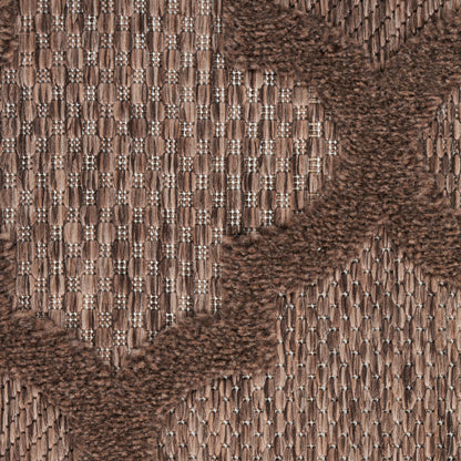 Nourison Home Easy Care  Brown  Contemporary