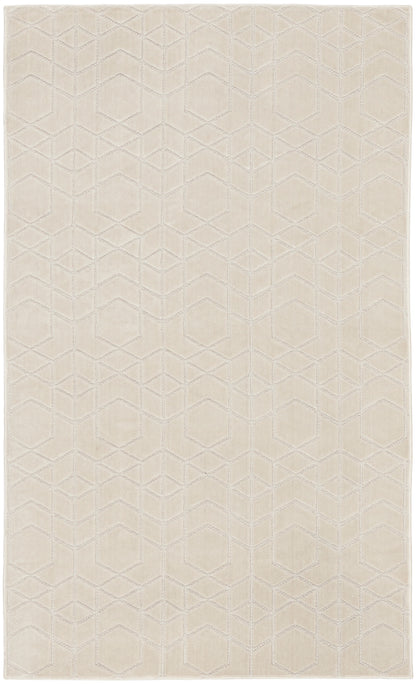Nourison Home Washable Charm WCH01 Ivory Contemporary Machine Woven Rug