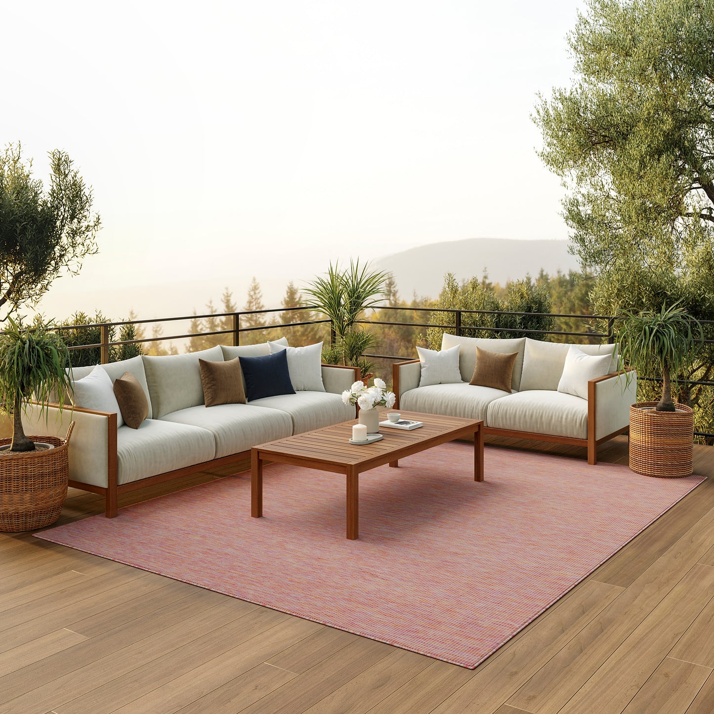 Nourison Home Positano  Rainbow  Contemporary