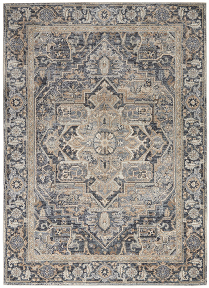 Nourison Home Moroccan Celebration  Navy  Traditional