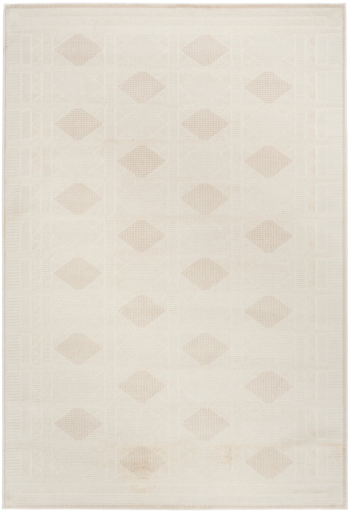 Nourison Home Nordic NRC06 Ivory Beige Contemporary Power-loomed Rug