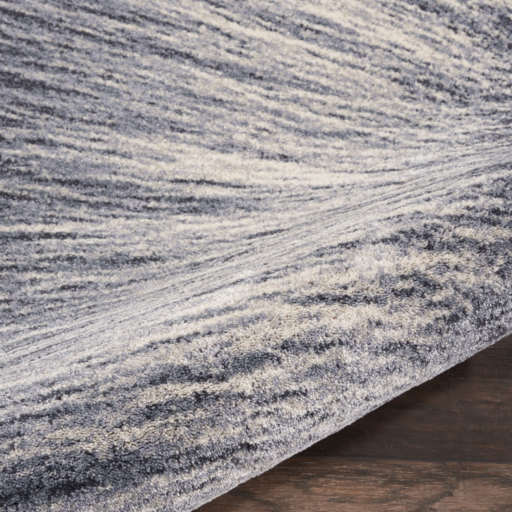 Nourison Home Moroccan Celebration  Blue Grey  Contemporary