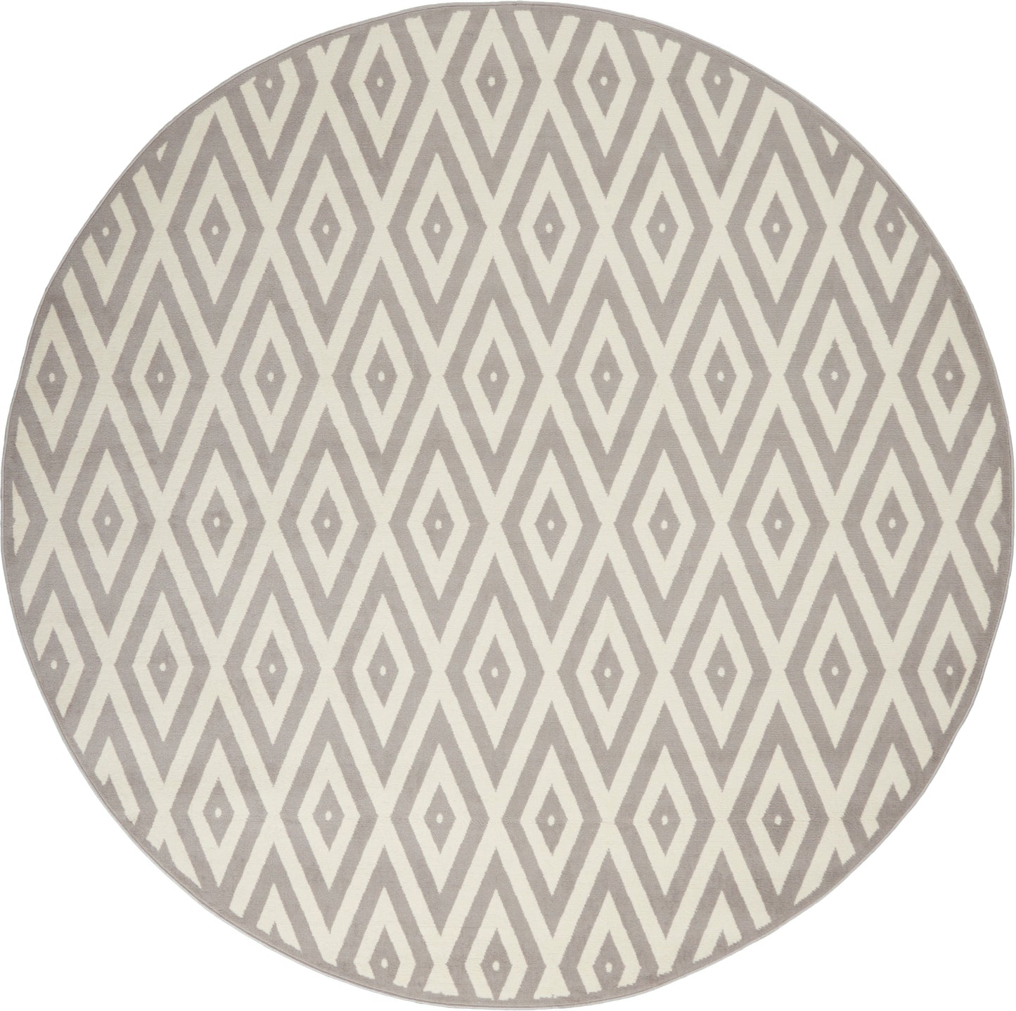 Nourison Home Grafix GRF18 White Grey Contemporary Power-loomed Rug