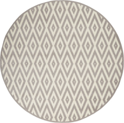 Nourison Home Grafix GRF18 White Grey Contemporary Power-loomed Rug
