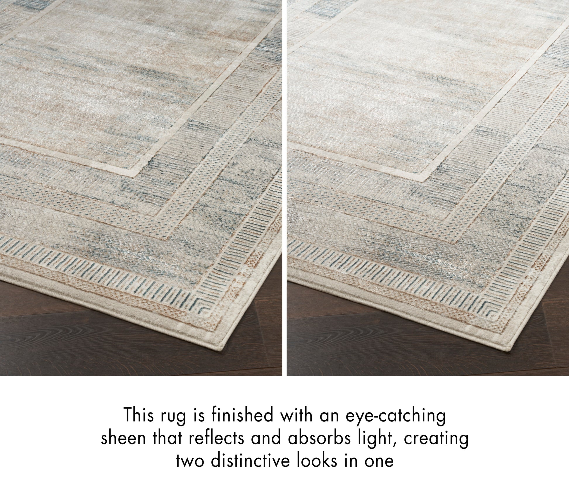 Nourison Home Glitz  Ivory Multicolor  Contemporary