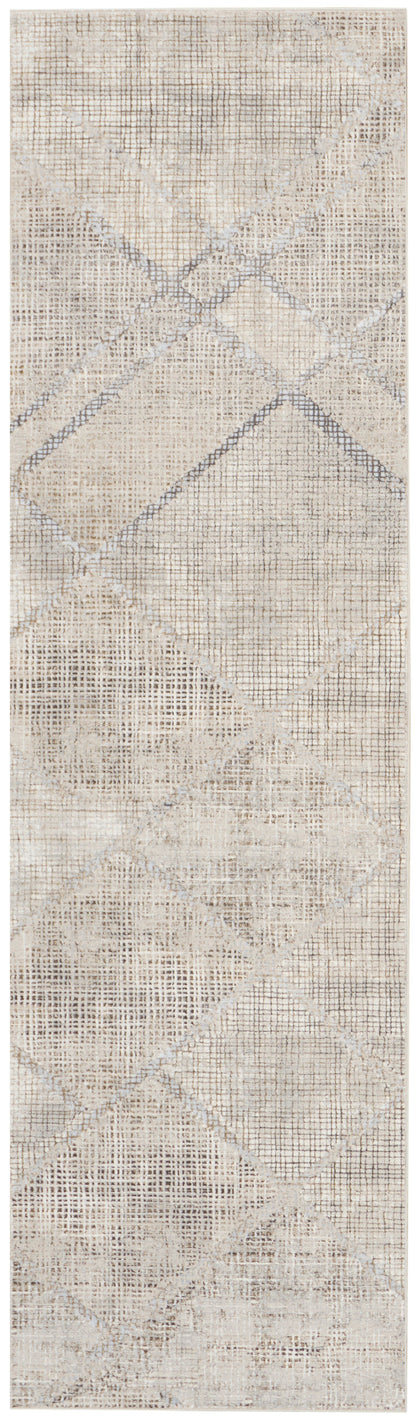 Nourison Home Sparkle ILI03 Grey Contemporary Power-loomed Rug