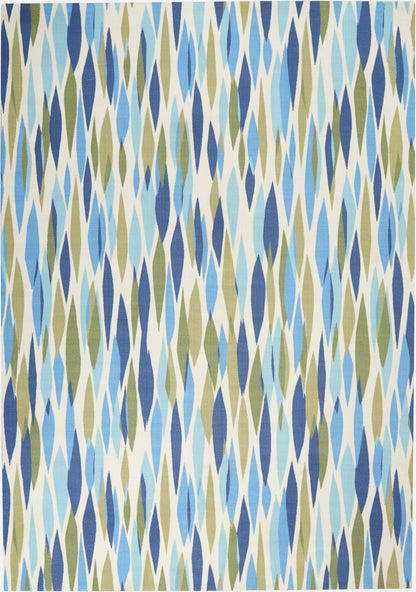 Waverly Sun N Shade SND01 Seaglass Contemporary Power-Loomed Rug
