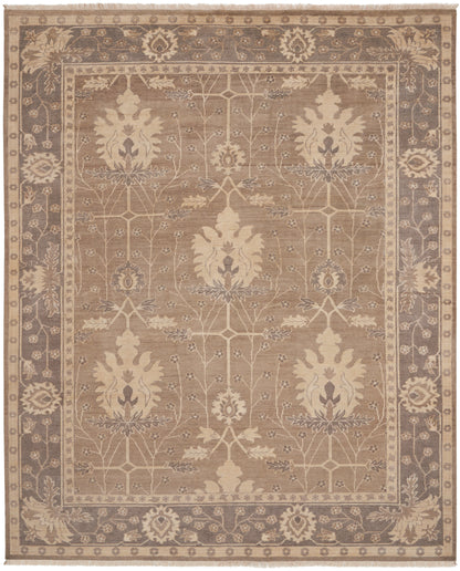 Nourison Home Aldora ALD03 Opal Grey Traditional Hand Knotted Rug