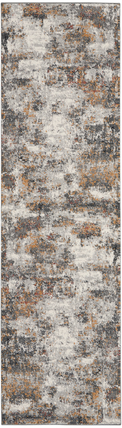 Nourison Home Tangra TNR03 Grey Multicolor Contemporary Power-loomed Rug