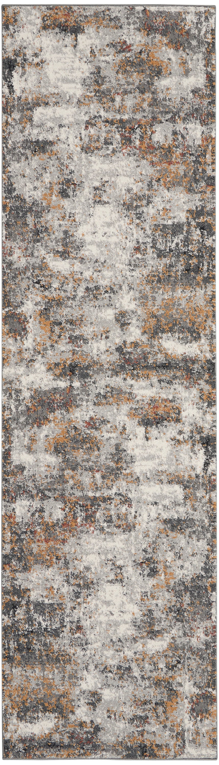 Nourison Home Tangra TNR03 Grey Multi Contemporary Power-loomed Rug