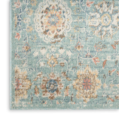 Nourison Home Washable Decor  Blue  Traditional