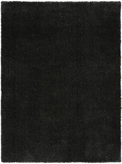 Nourison Home Pacific Shag PCS01 Black Contemporary Power-loomed Rug