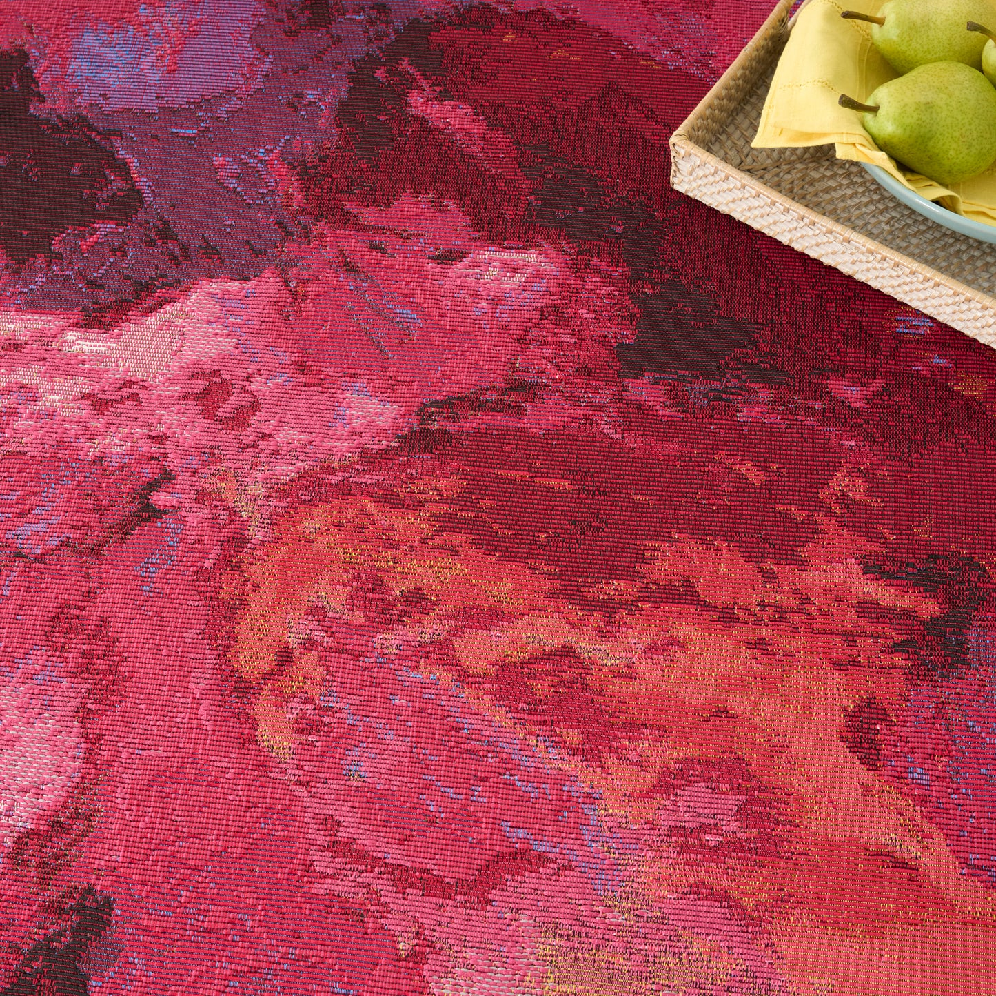 Nourison Home Color Splash  Ivory Multicolor  Contemporary