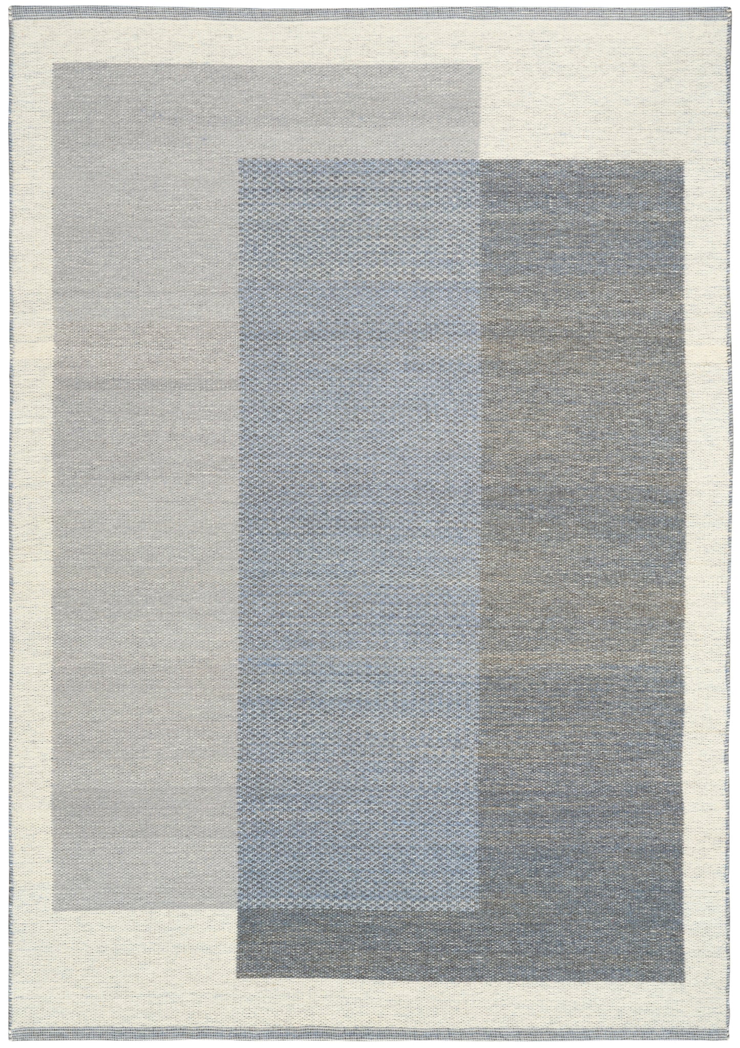 Nourison Home Copenhagen  Ivory Blue  Contemporary