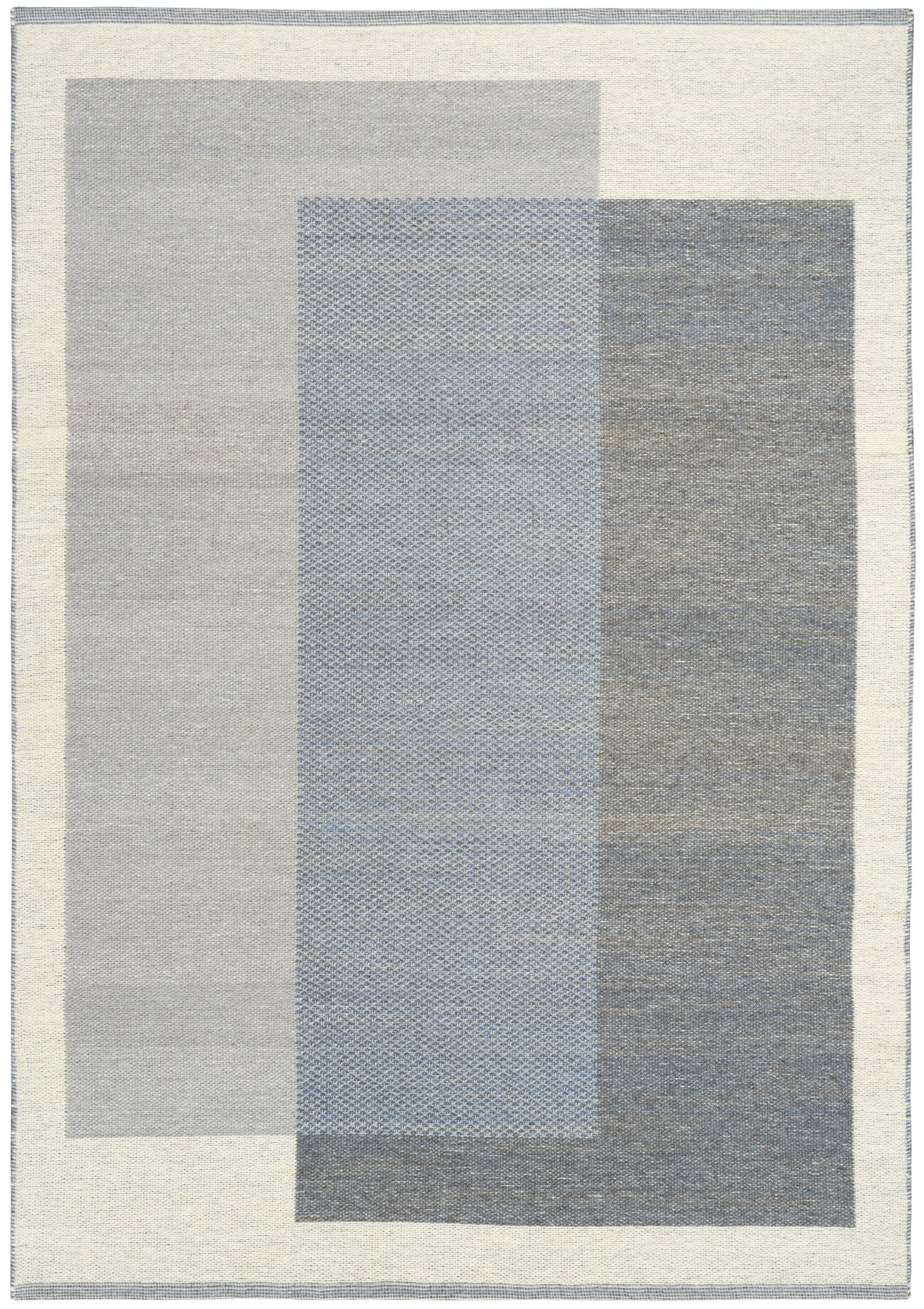 Nourison Home Copenhagen  Ivory Blue  Contemporary