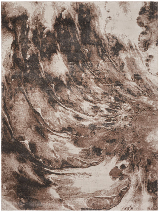 Nourison Home American Manor  Ivory Mocha  Contemporary