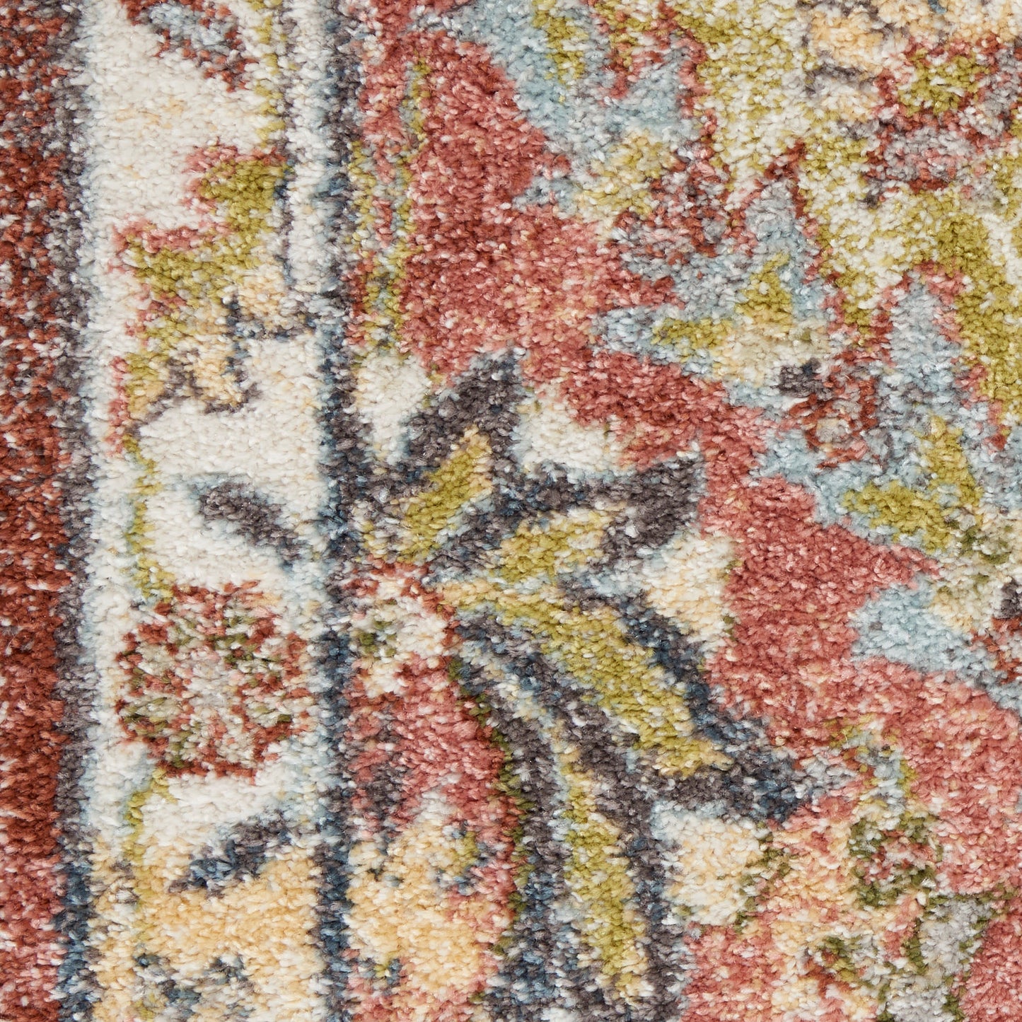 Nourison Home Soraya  Terracotta Multicolor  Transitional