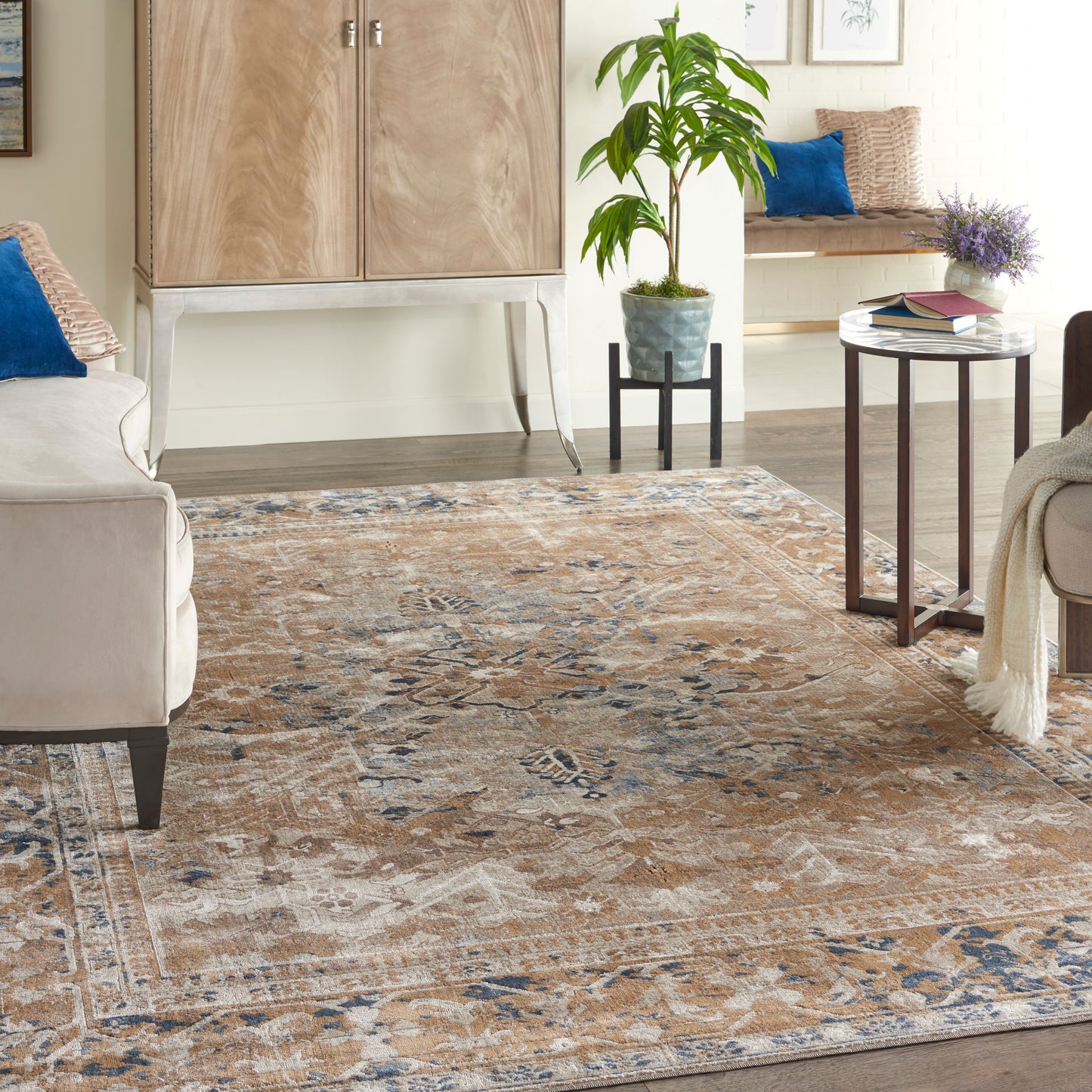 Nourison Home Malta  Taupe  Traditional
