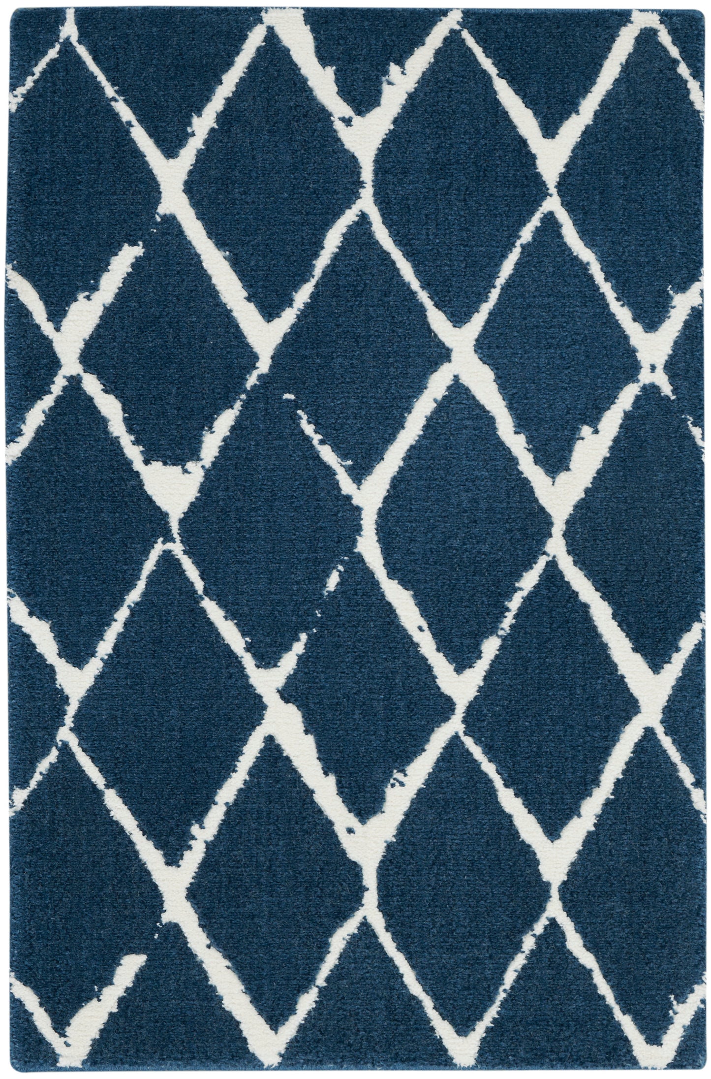 Nourison Home Twilight TWI15 Navy Contemporary Power-loomed Rug