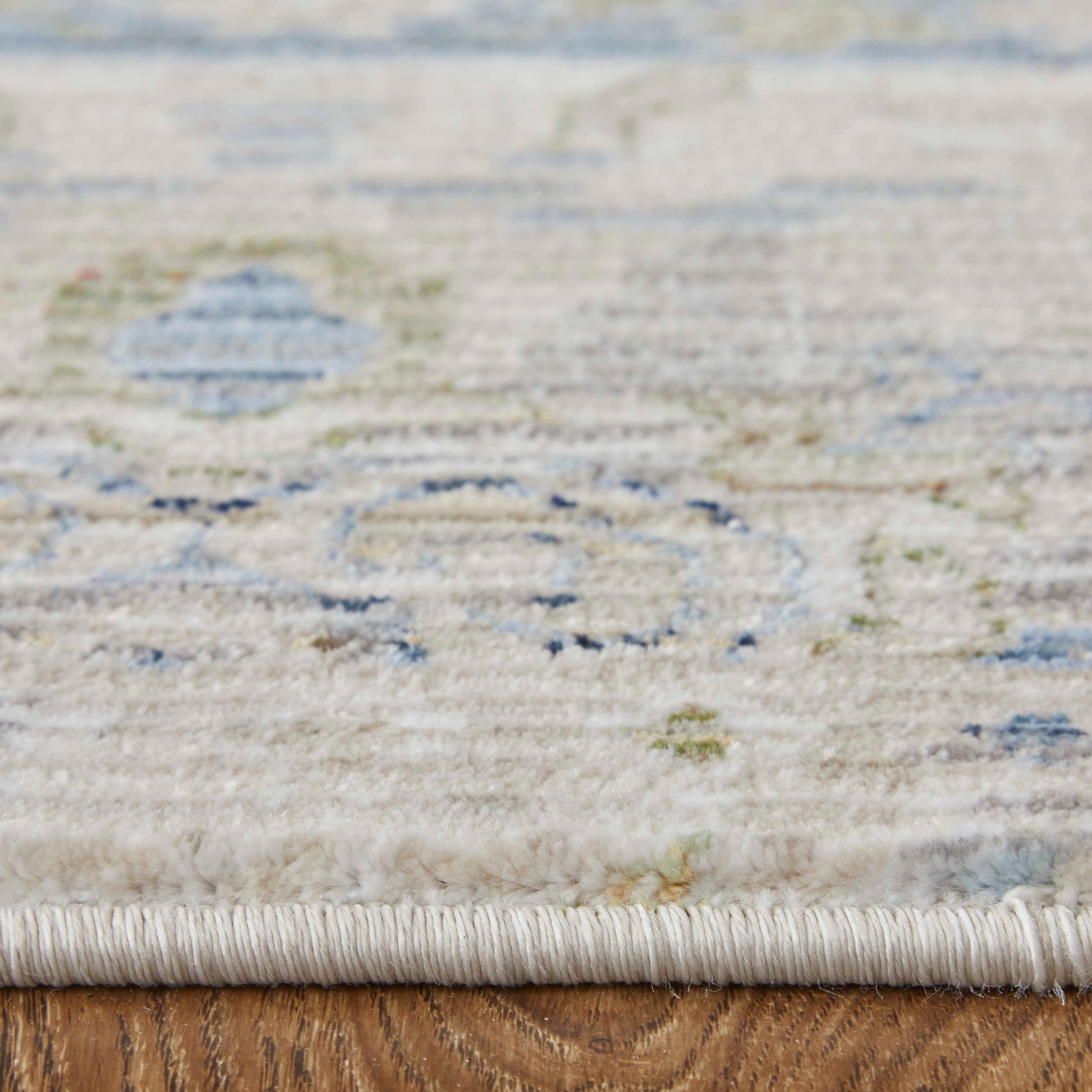 Feizy Melrose 39NZF Ivory Green Transitional/Bohemian & Eclect Machinemade Rug - Rugs - Feizy - Atlanta Designer Rugs