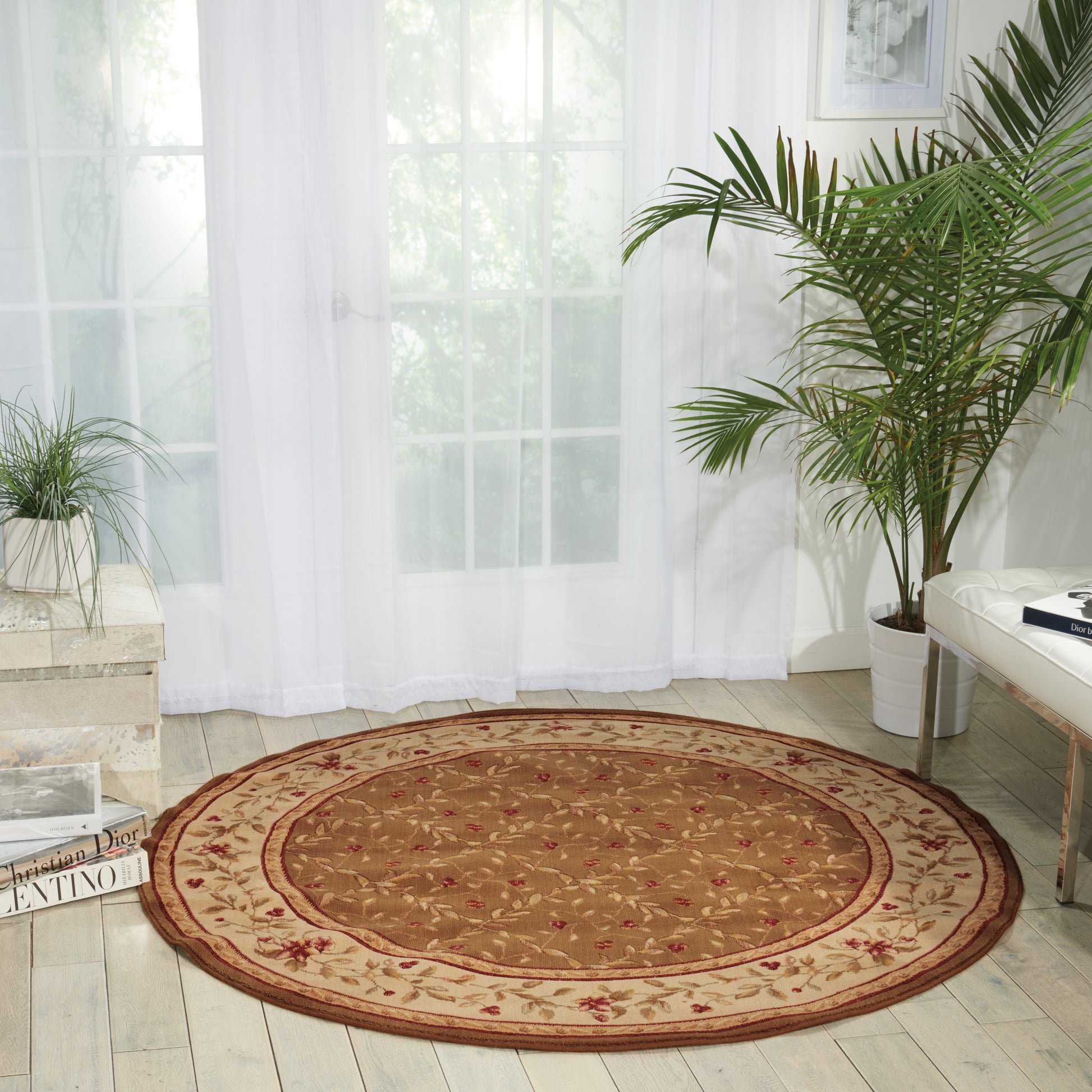 Nourison Home Ashton House  Olive  Traditional