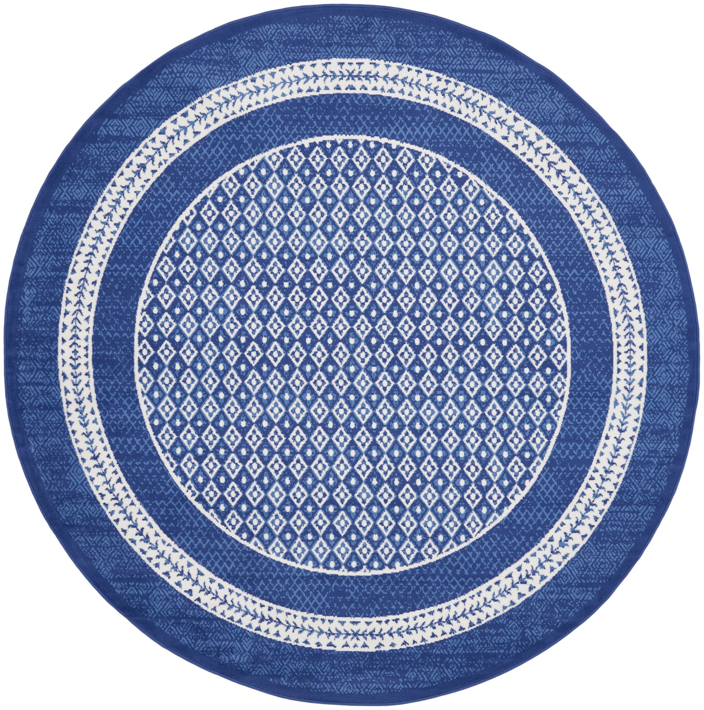 Nourison Home Whimsicle WHS13 Navy Contemporary Power-loomed Rug