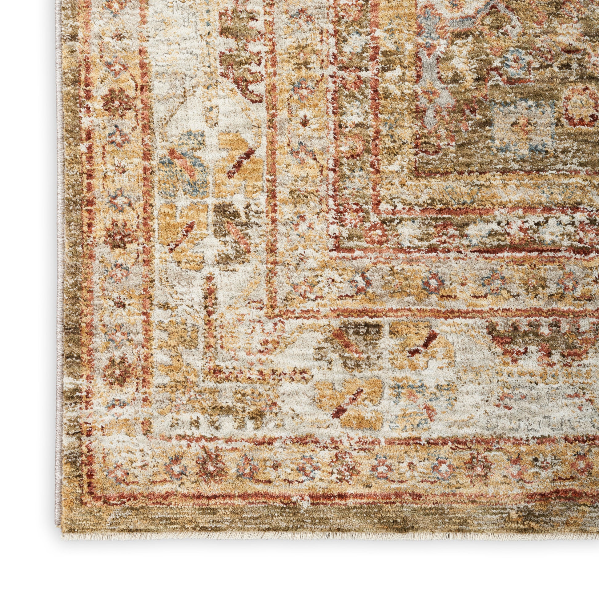 Nourison Home Sahar  Green  Traditional