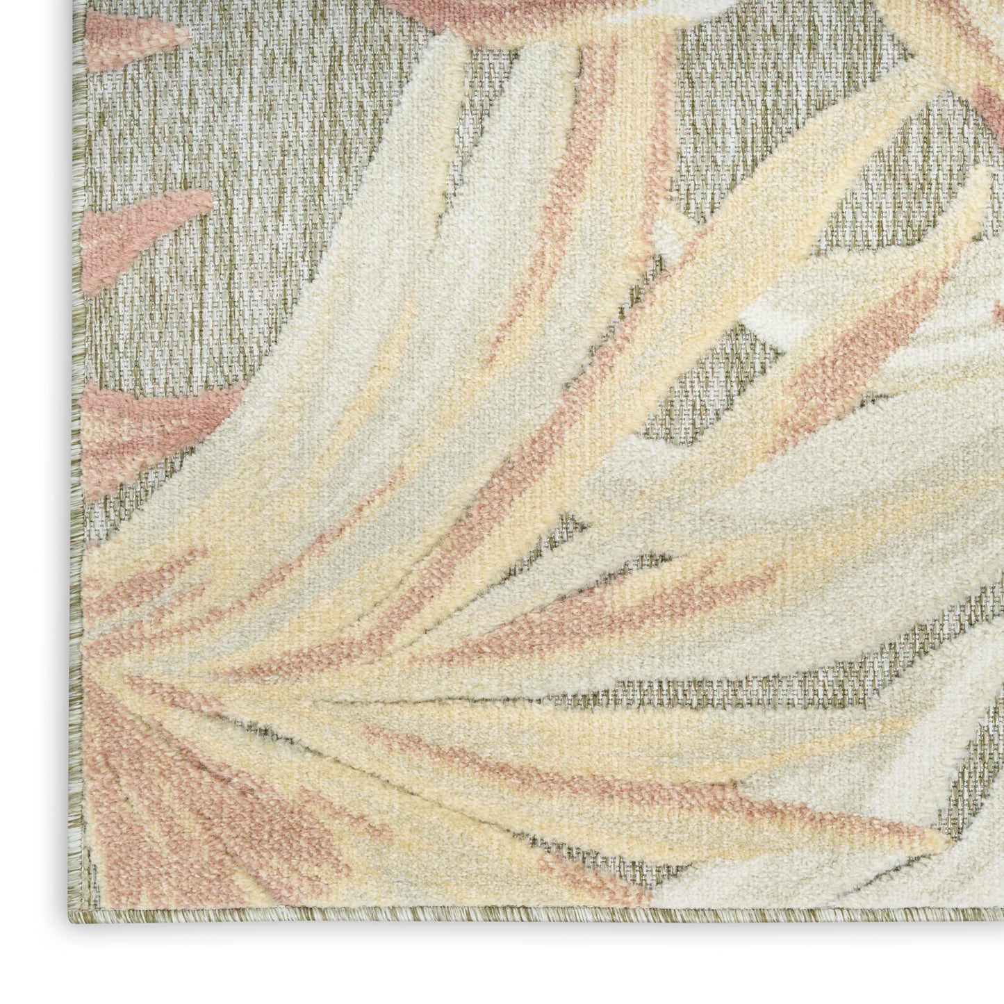 Nourison Home Aloha  Sage Rose  Contemporary