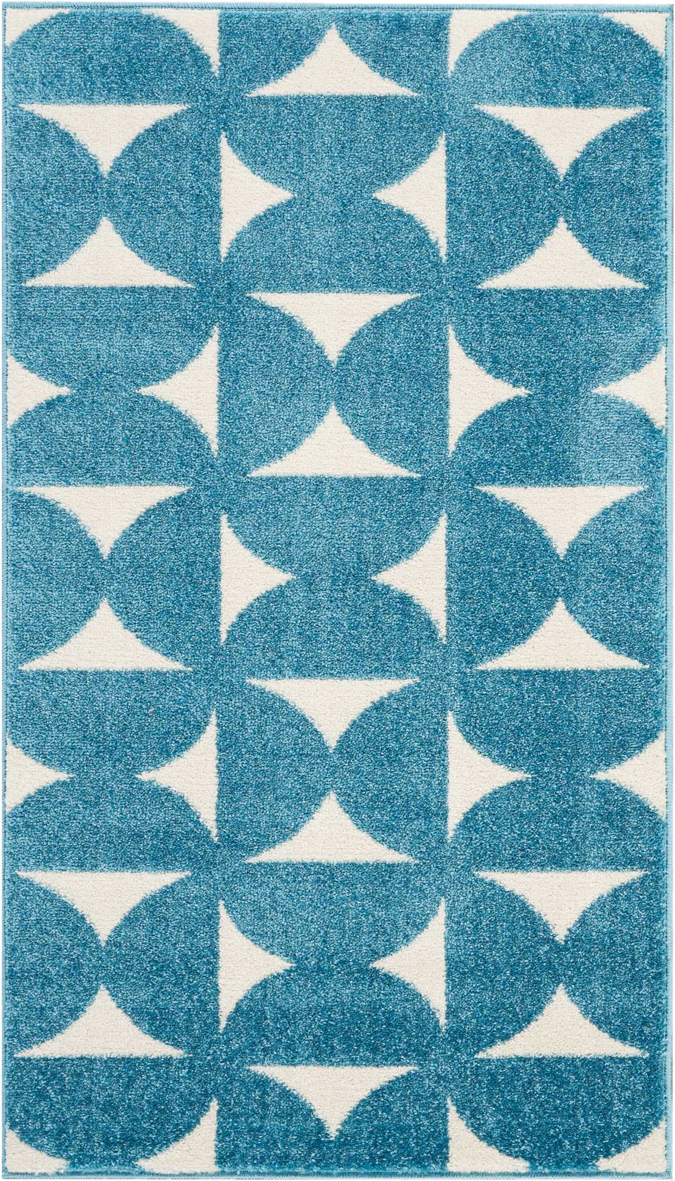 Nourison Home Harper DS301 Blue Contemporary Power-loomed Rug