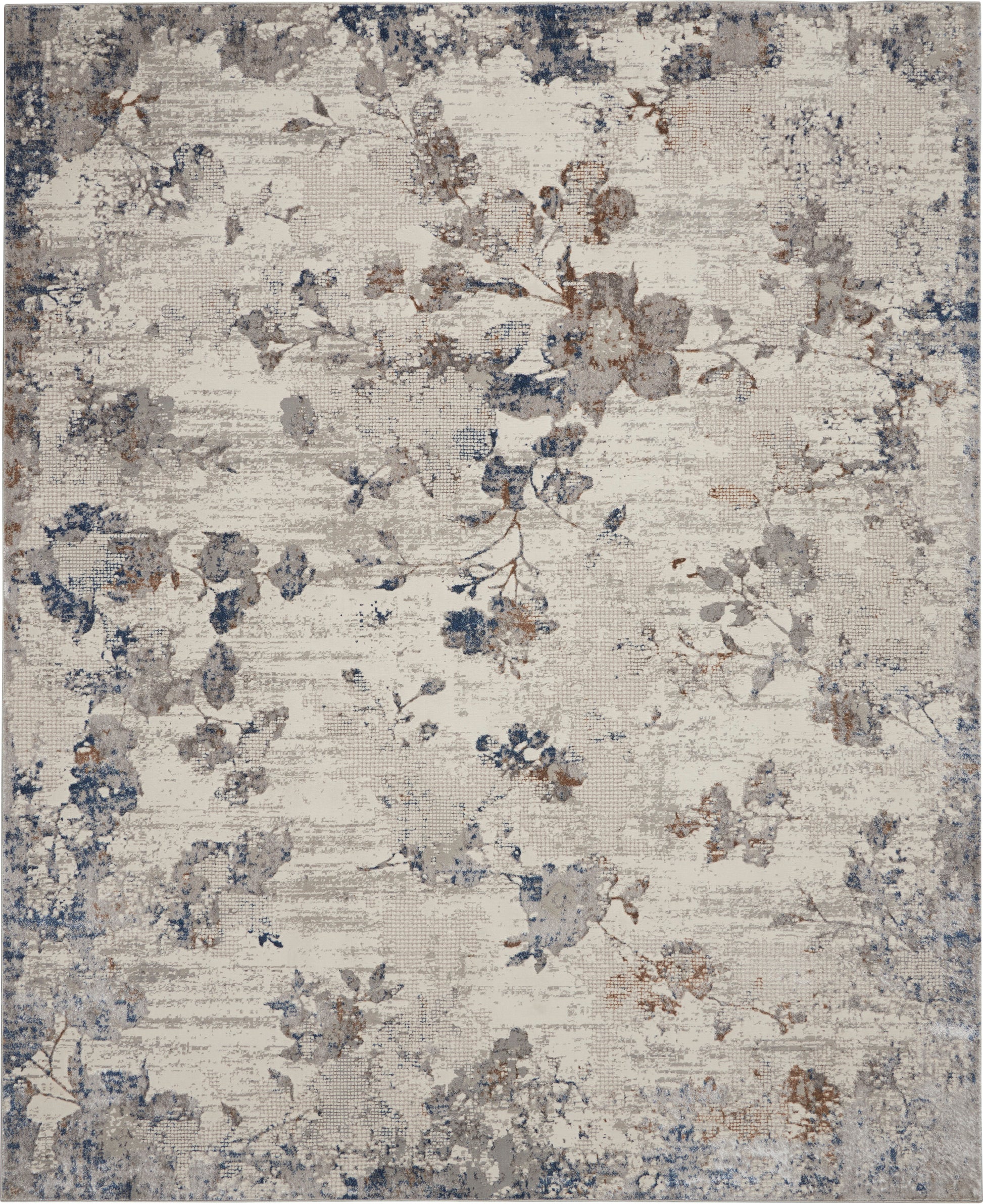 Nourison Home Royal Terrace  Ivory Grey  Contemporary