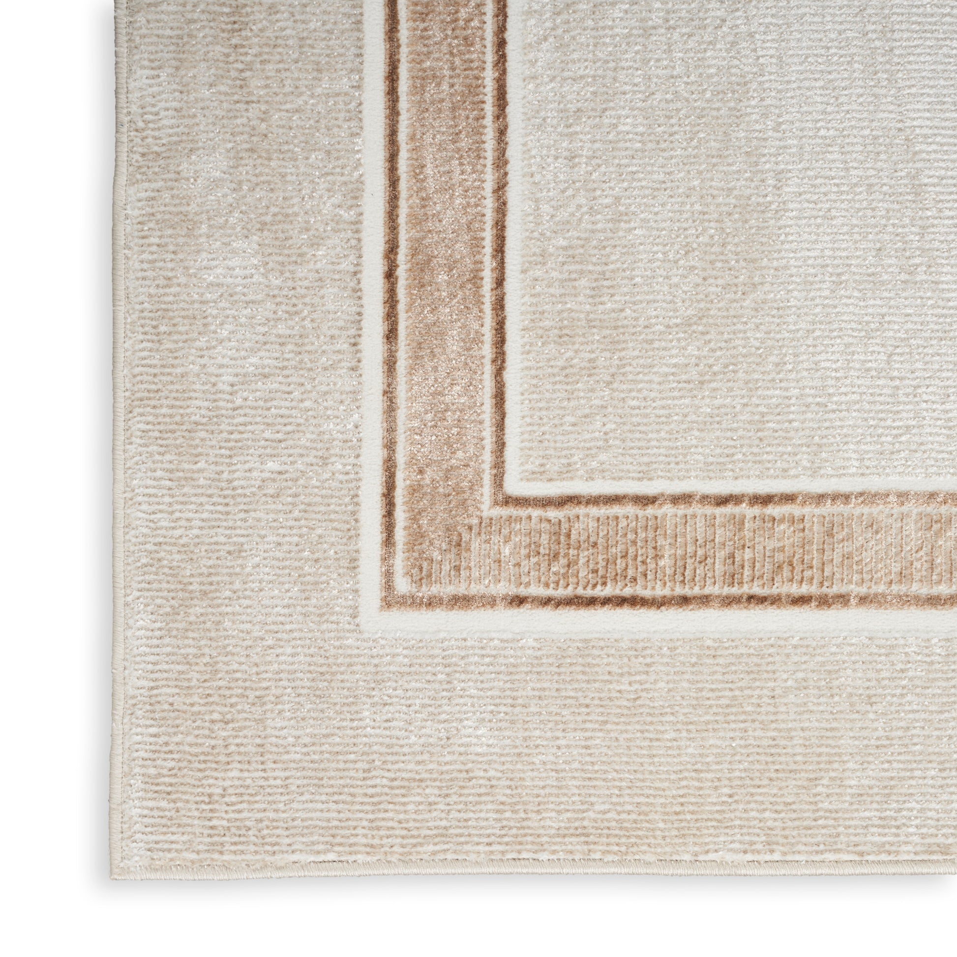 Nourison Home Glitz  Ivory Cream  Contemporary