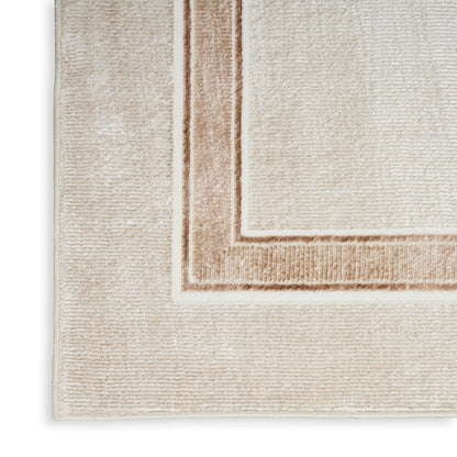 Nourison Home Glitz  Ivory Cream  Contemporary