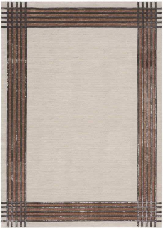 Nourison Home Desire  Ivory Silver  Contemporary