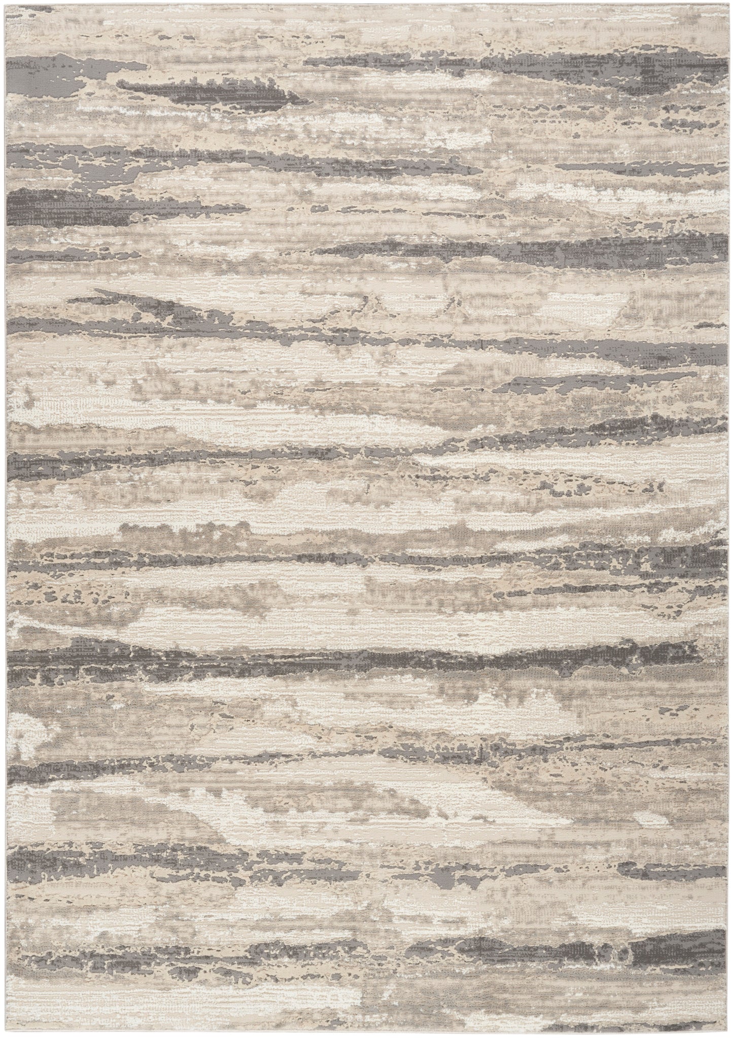 Nourison Home Sustainable Trends SUT03 Ivory Multicolor Contemporary Power-loomed Rug