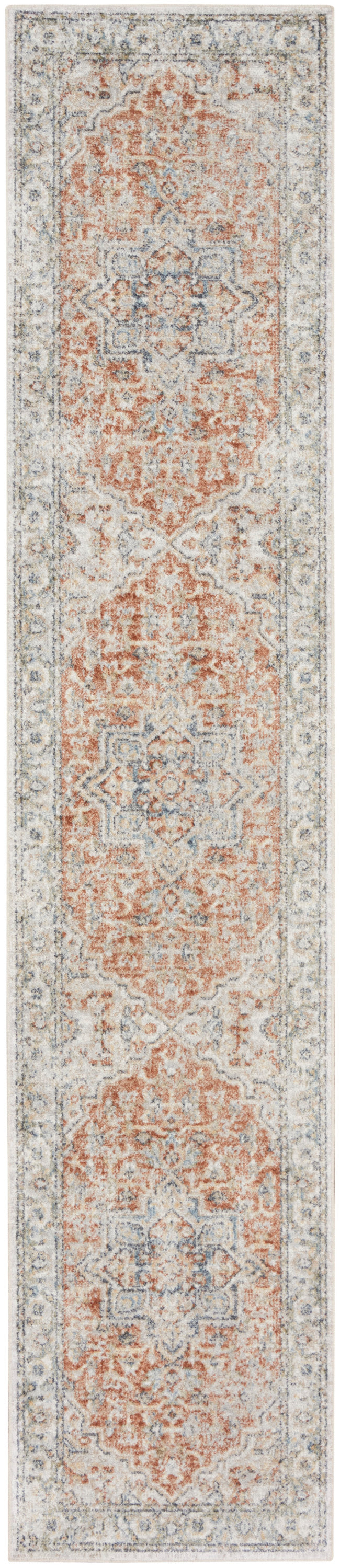 Nourison Home Astra Machine Washable ASW12 Gold Multicolor Traditional Power-loomed Rug