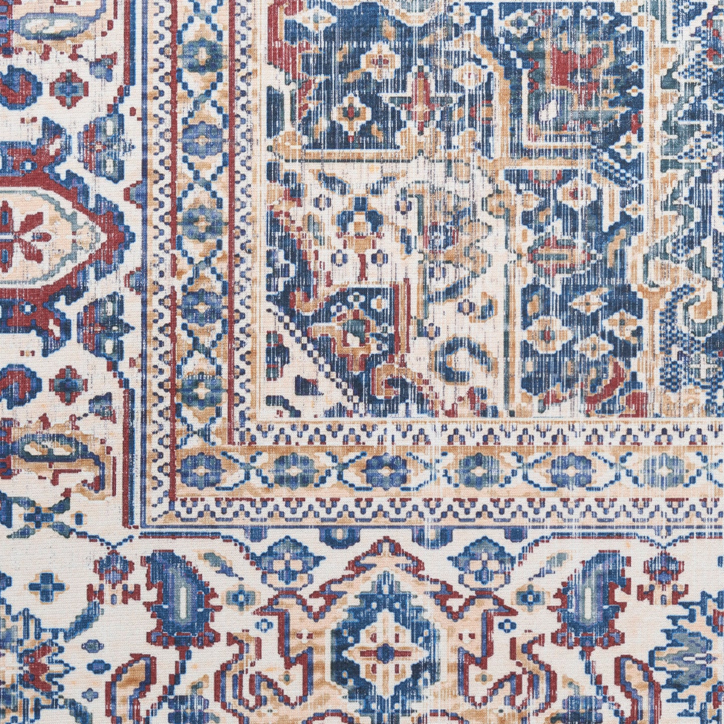 Nourison Home Vintage Home  Red Blue  Traditional