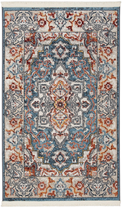 Nourison Home Carina CNA02 Multicolor Transitional Power-loomed Rug