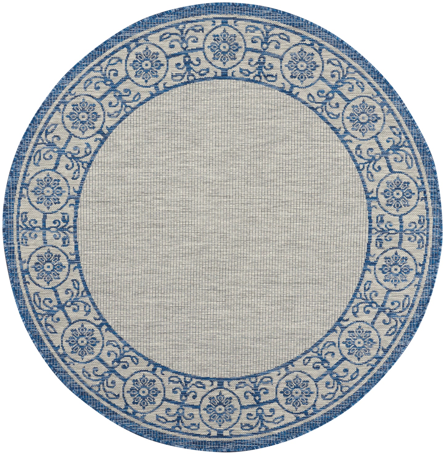Nourison Home Country Side  Ivory Blue  Transitional