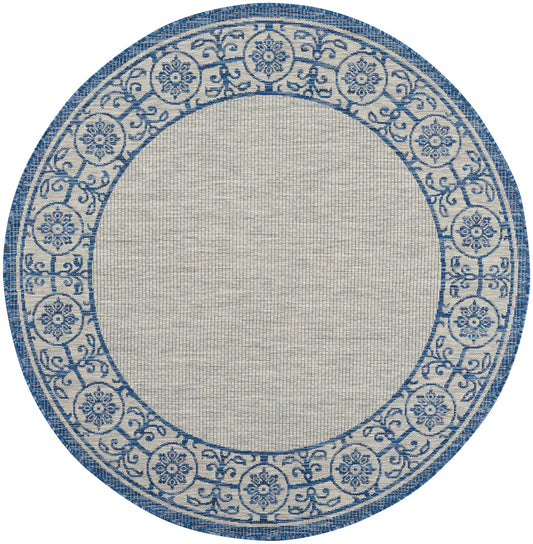 Nourison Home Country Side  Ivory Blue  Transitional