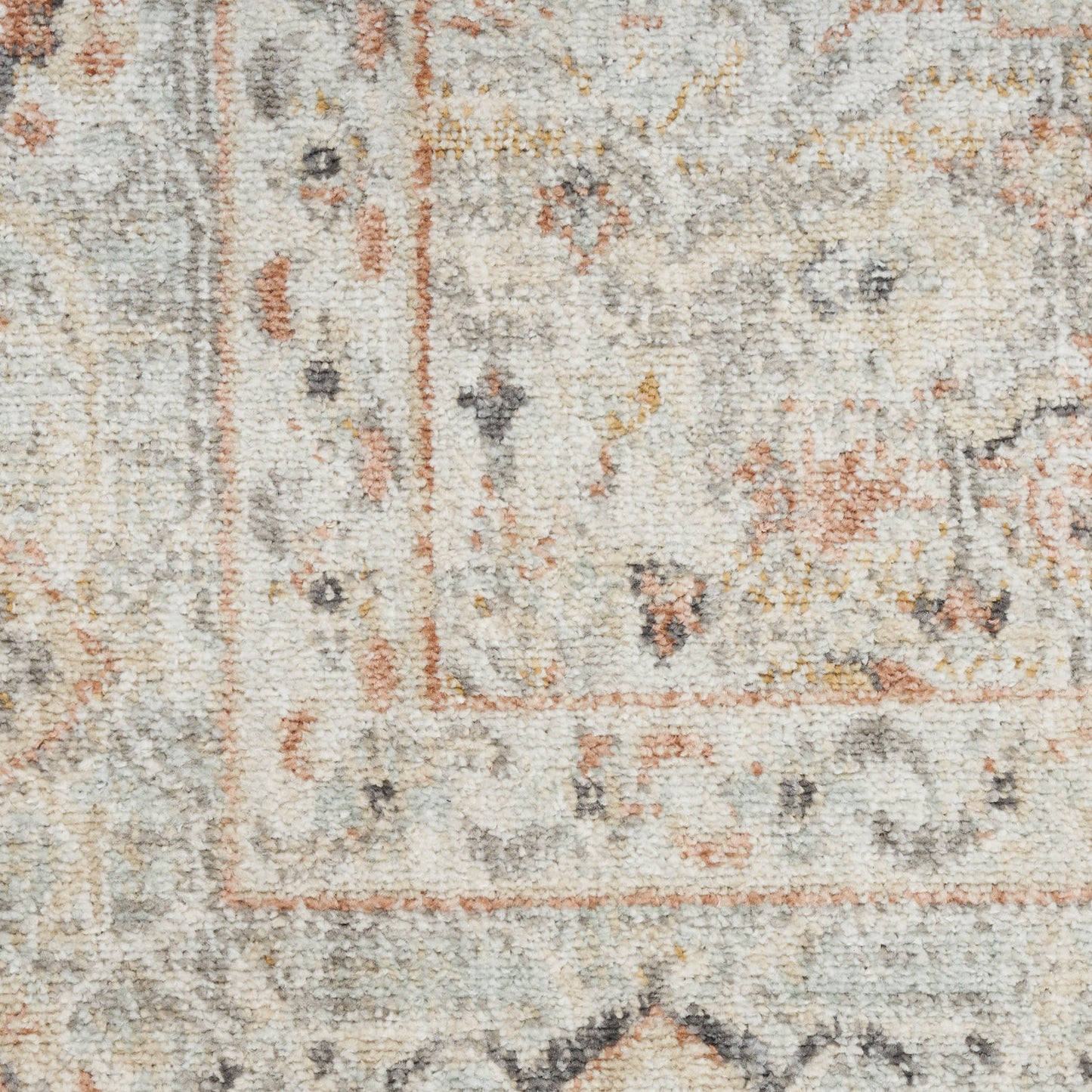 Nourison Home Oushak Home  Light Grey  Traditional