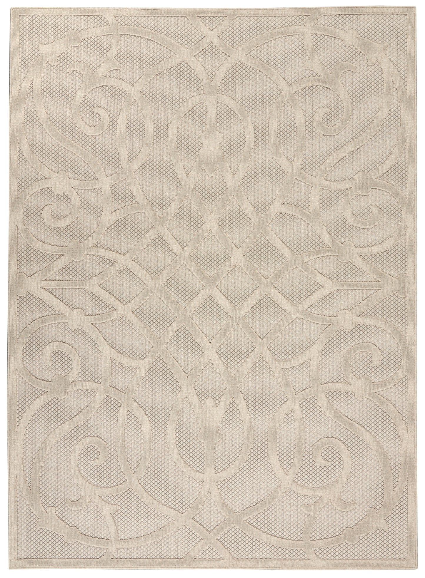 Nourison Home Cozumel CZM04 Cream Contemporary Power-loomed Rug