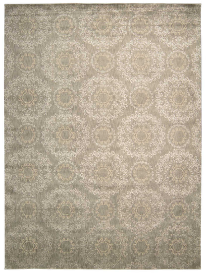 Nourison Home Tranquility TNQ03 Stone Transitional Power-loomed Rug