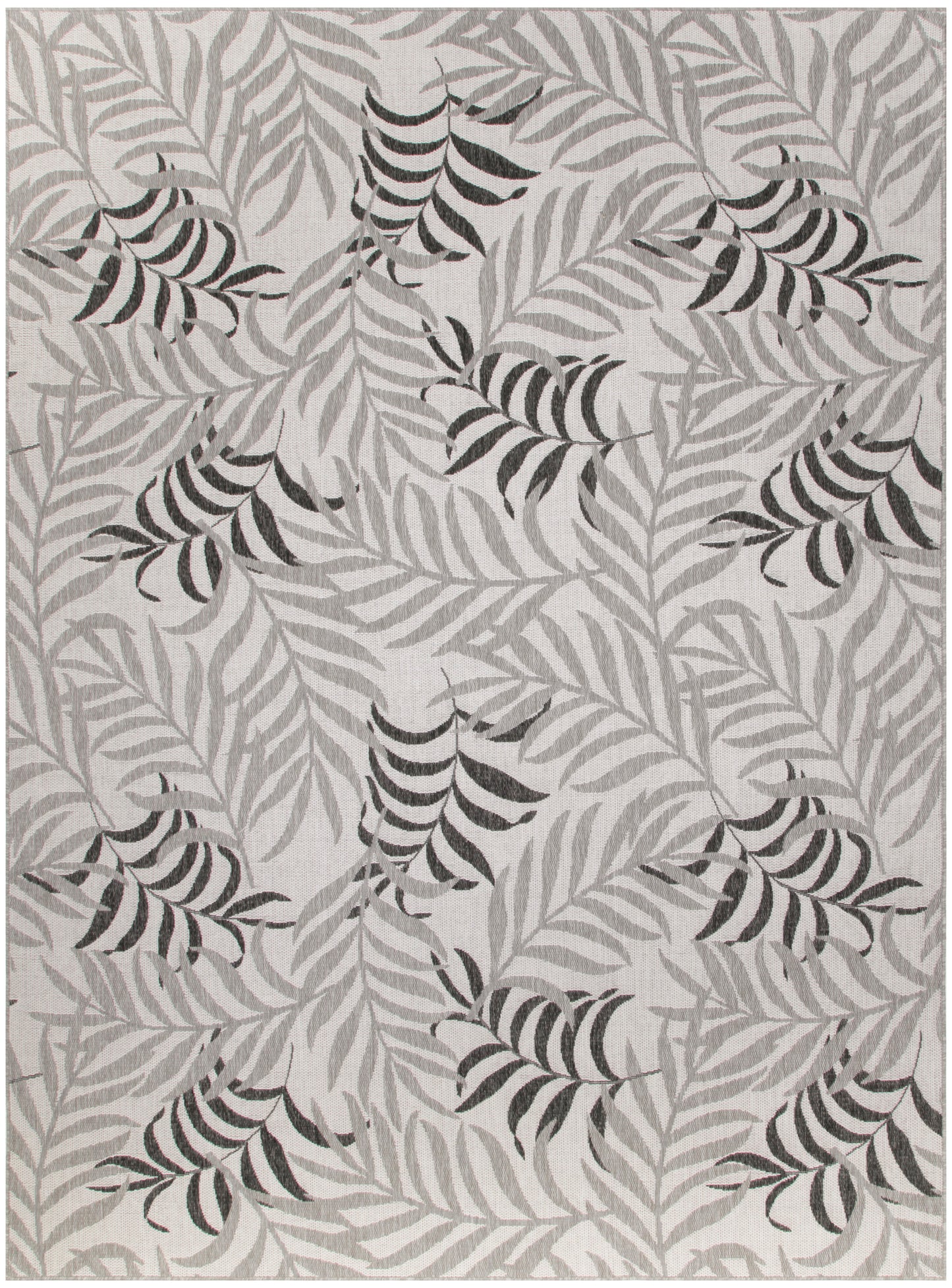 Nourison Home Garden Oasis GOA01 Grey Contemporary Power-loomed Rug