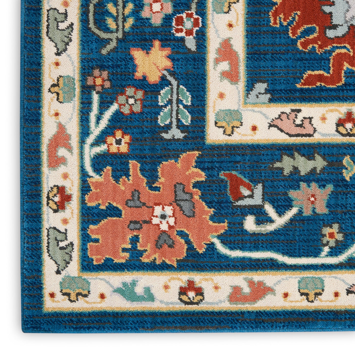Nourison Home Parisa  Denim  Traditional