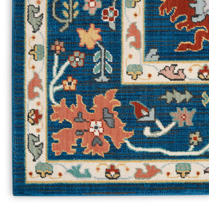 Nourison Home Parisa  Denim  Traditional