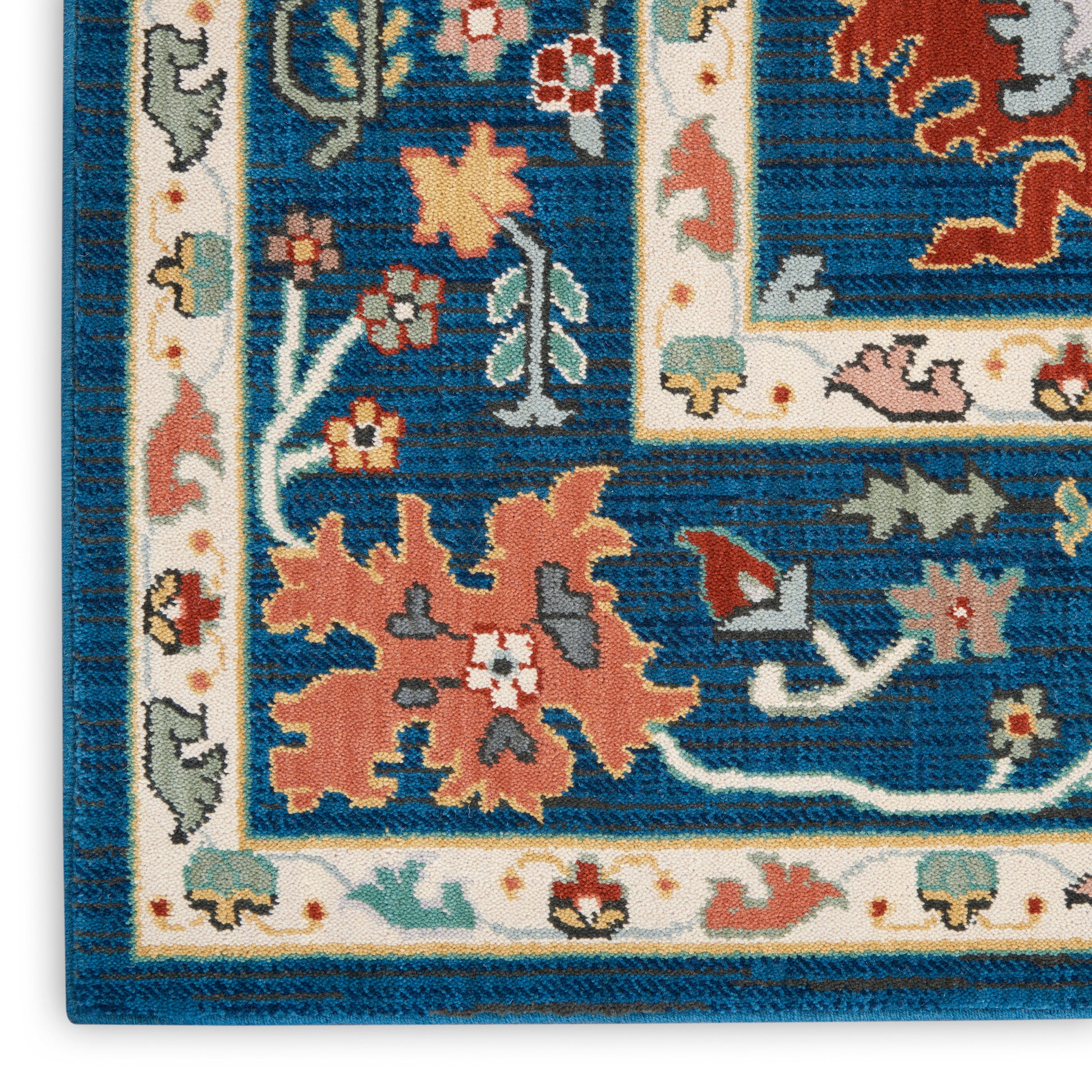 Nourison Home Parisa  Denim  Traditional