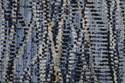 Feizy Sonora 39NXF Blue Navy Modern/Casual/Industrial Machinemade Rug - Rugs - Feizy - Atlanta Designer Rugs