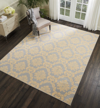Nourison Home Grafix  Grey  Transitional